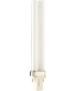PHILIPS Energiespaarlamp G23/9W, PL-S Warmwit