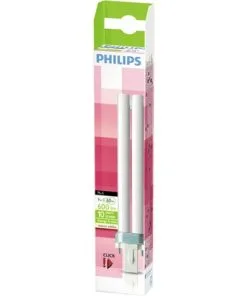 PHILIPS Energiespaarlamp G23/9W, PL-S Warmwit -Binnenverlichting Verkoopwinkel DV 8 0843470 02 4c DE 20150123152934