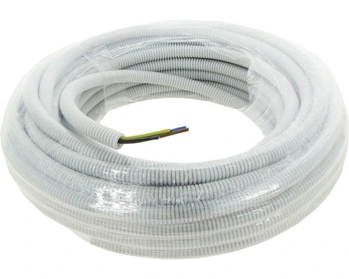 PROFILE Flexibele Voorbedrade Buis 16 Mm 5/8" Grijs 25 Meter (3x2,5+1x1,5 Mm²) 1 PROFILE Flexibele Voorbedrade Buis 16 Mm 5/8" Grijs 25 Meter (3x2,5+1x1,5 Mm²)