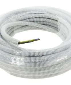 PROFILE Flexibele Voorbedrade Buis 16 Mm 5/8" Grijs 100 Meter (3x2,5+1x1,5 Mm²)
