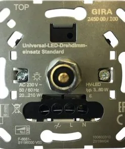 GIRA S3000 Universele LED Draaidimmer Inbouw 3-60 W