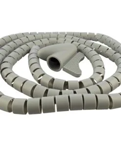 SCHWAIGER Kabelspiraal Ø 28 Mm Grijs, 150 Cm