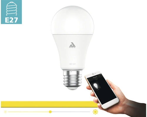 EGLO CROSSLINK-C LED Lamp E27/9W A60 Warmwit Mat 3 EGLO CROSSLINK-C LED Lamp E27/9W A60 Warmwit Mat - Afbeelding 3