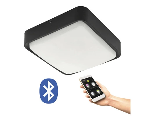 EGLO CROSSLINK-C LED Plafonniere Piove-C 25x25 Cm Zwart 2 EGLO CROSSLINK-C LED Plafonniere Piove-C 25x25 Cm Zwart - Afbeelding 2