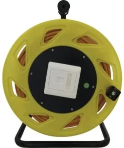 BLEIL Netwerkkabel Op Haspel S/FTP CAT6a Oranje 90 M