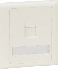 BLEIL Afdekplaat T.b.v. Keystone Module 1-voudig Wit