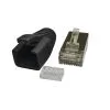 BLEIL RJ45 (8P8C) Stekker CAT6 Zwart 10 Stuks