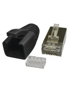 BLEIL RJ45 (8P8C) Stekker CAT6 Zwart 10 Stuks