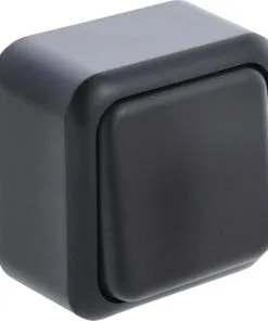 Q-LINK Opbouw Wisselschakelaar Zwart