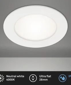 BRILONER LED Inbouwspot 7115 Ø 120 Mm Wit