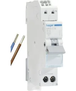HAGER Uitbreidingsset Installatieautomaat 1p+N 16 A B-karakteristiek 6 KA VKS01SG