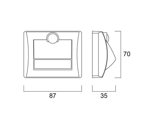SYLVANIA Draadloze LED Armatuur Stair Sense Wit 2 SYLVANIA Draadloze LED Armatuur Stair Sense Wit - Afbeelding 2