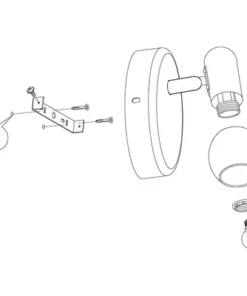 EGLO Plafondspot Pollica 1-lichts Zwart -Binnenverlichting Verkoopwinkel DV 8 10079464 07 4c DE 20210126051653