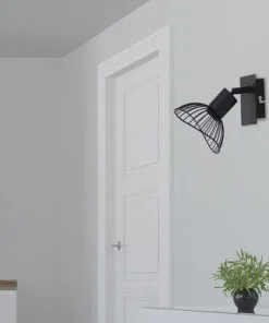 FLAIR Wandspot Acamar 1-lichts Zwart