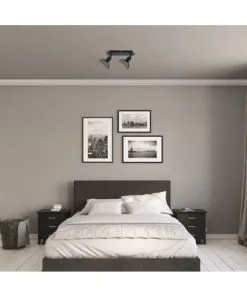 FLAIR Plafondspot Acamar 2-lichts Zwart -Binnenverlichting Verkoopwinkel DV 8 10090374 05 4c DE 20210304051654