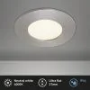 BRILONER LED Inbouwspot 7113 Ø 85 Mm Nikkel Mat