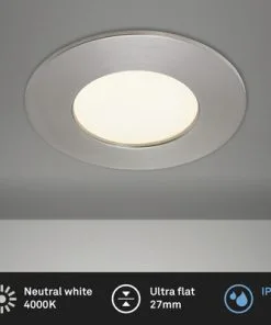 BRILONER LED Inbouwspot 7113 Ø 85 Mm Nikkel Mat