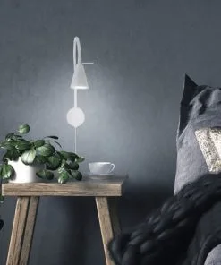 BRILONER LED Wandlamp Met Schakelaar Wit