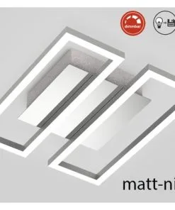 BRILONER LED Plafondlamp 3107-012 Nikkel Mat