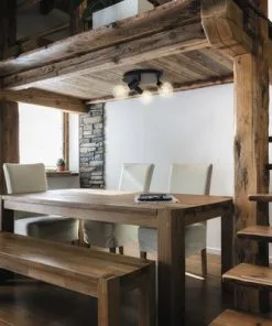 BRILONER Plafondspot 3-lichts Zwart