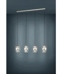 EGLO Hanglamp Estanys 4-lichts Nikkel/zwart -Binnenverlichting Verkoopwinkel DV 8 10105199 04 4c NL 20221103025421
