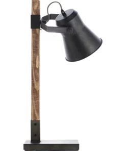 BRILLIANT Tafellamp Decca Zwart/bruin -Binnenverlichting Verkoopwinkel DV 8 10137777 04 4c DE 20190717051755