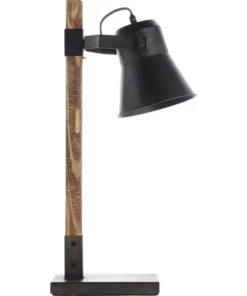 BRILLIANT Tafellamp Decca Zwart/bruin -Binnenverlichting Verkoopwinkel DV 8 10137777 28 4c DE 20190717051755