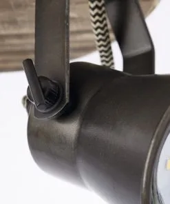 BRILLIANT Opbouwspot Dorisa 2-lichts Zwart/bruin -Binnenverlichting Verkoopwinkel DV 8 10137782 09 4c DE 20190717051755