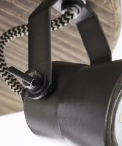 BRILLIANT Opbouwspot Dorisa 3-lichts Zwart/bruin -Binnenverlichting Verkoopwinkel DV 8 10137792 08 4c DE 20190717051755