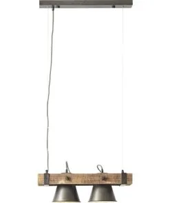BRILLIANT Hanglamp Decca 2-lichts Hout-zwart -Binnenverlichting Verkoopwinkel DV 8 10137794 01 4c DE 20190717051755
