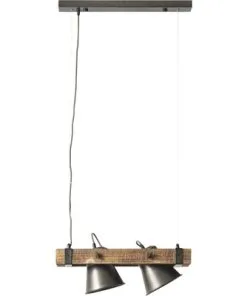 BRILLIANT Hanglamp Decca 2-lichts Hout-zwart -Binnenverlichting Verkoopwinkel DV 8 10137794 07 4c DE 20190717051755