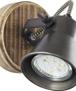 BRILLIANT Opbouwspot Dorisa Zwart/bruin -Binnenverlichting Verkoopwinkel DV 8 10137803 03 4c DE 20190717051755