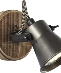 BRILLIANT Opbouwspot Dorisa Zwart/bruin -Binnenverlichting Verkoopwinkel DV 8 10137803 04 4c DE 20190717051755