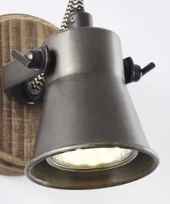 BRILLIANT Opbouwspot Dorisa Zwart/bruin -Binnenverlichting Verkoopwinkel DV 8 10137803 08 4c DE 20190717051755