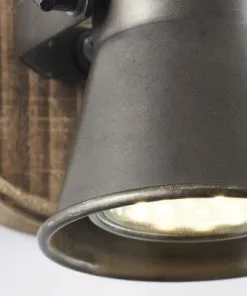 BRILLIANT Opbouwspot Dorisa Zwart/bruin -Binnenverlichting Verkoopwinkel DV 8 10137803 10 4c DE 20190717051755