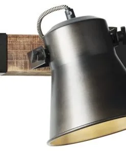 BRILLIANT Opbouwspot Op Balk Decca 1-lichts Zwart/bruin -Binnenverlichting Verkoopwinkel DV 8 10137804 06 4c DE 20190716131759