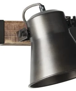 BRILLIANT Opbouwspot Op Balk Decca 1-lichts Zwart/bruin -Binnenverlichting Verkoopwinkel DV 8 10137804 07 4c DE 20190716131759