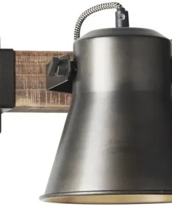 BRILLIANT Opbouwspot Op Balk Decca 1-lichts Zwart/bruin -Binnenverlichting Verkoopwinkel DV 8 10137804 08 4c DE 20190716131759