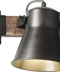 BRILLIANT Opbouwspot Op Balk Decca 1-lichts Zwart/bruin -Binnenverlichting Verkoopwinkel DV 8 10137804 10 4c DE 20190716131759