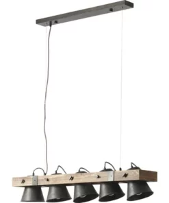 BRILLIANT Hanglamp Decca 5-lichts Hout-zwart -Binnenverlichting Verkoopwinkel DV 8 10137805 03 4c DE 20190717051755