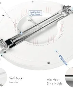 SYLVANIA LED Inbouwspot Start Eco 5-in-1 Met Bewegingssensor Ø 226 Mm Wit -Binnenverlichting Verkoopwinkel DV 8 10145182 03 4c DE 20200423084652