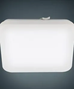 EGLO LED Plafonniere Frania 33x33 Cm Warmwit Wit