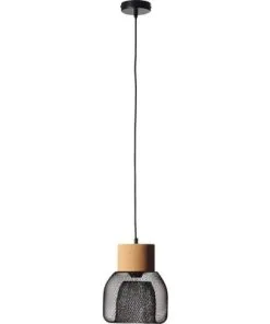 BRILLIANT Hanglamp Flaka Kurk/metaal Zwart -Binnenverlichting Verkoopwinkel DV 8 10150672 04 4c DE 20190729144758