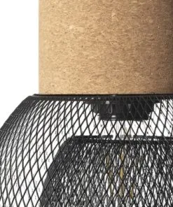 BRILLIANT Hanglamp Flaka Kurk/metaal Zwart -Binnenverlichting Verkoopwinkel DV 8 10150672 05 4c DE 20190729144758