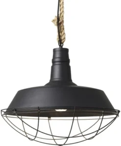 BRILLIANT Hanglamp Rope Zwart -Binnenverlichting Verkoopwinkel DV 8 10150673 05 4c DE 20190729144758