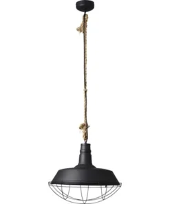 BRILLIANT Hanglamp Rope Zwart -Binnenverlichting Verkoopwinkel DV 8 10150673 08 4c DE 20190729144758