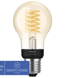 PHILIPS Hue White LED Filament Lamp E27/7W A60