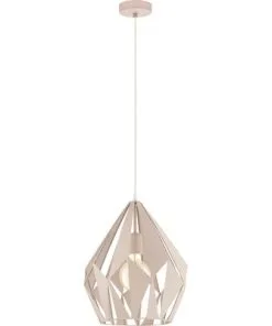 EGLO Hanglamp Carlton-P Pastel Abrikoos