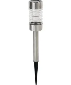 LED Solar Buitenlamp Op Spies 43 Cm RVS-look