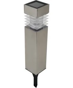 LED Solar Buitenlamp Op Spies 37,5 Cm RVS-look -Binnenverlichting Verkoopwinkel DV 8 10183103 04 4c DE 20211025211342